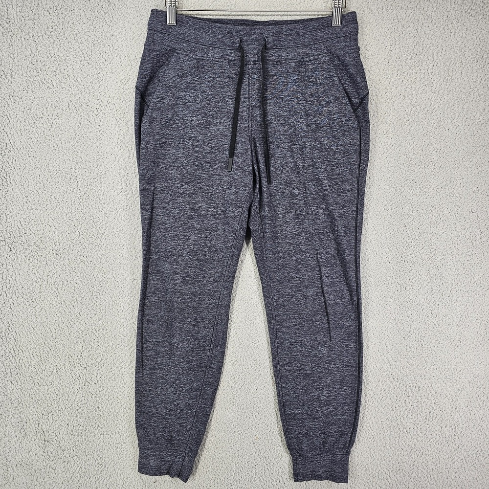 Lululemon Ready to Rulu Pants Womens 8 Heathered Gray High Rise Joggers W5BCJS
